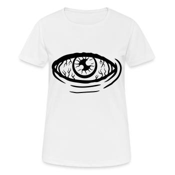 Design All-Seeing Eye - Women's Breathable T-Shirt - white - Front - AI Model Female 172 dark (172cm)