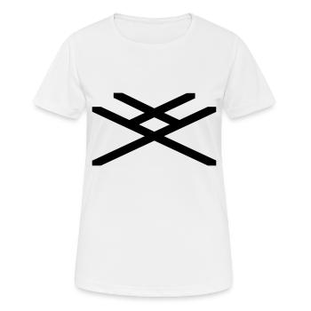 Doppelkreuz von sant Andrea sa1 - Frauen T-Shirt atmungsaktiv - Weiß - Vorne - AI Model Female 172 dark (172cm)