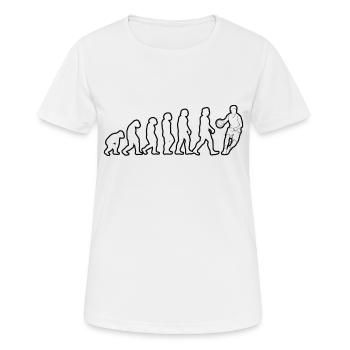 Basketball Verein Basketballliebhaber Basketballer - Frauen T-Shirt atmungsaktiv - Weiß - Vorne - AI Model Female 172 dark (172cm)
