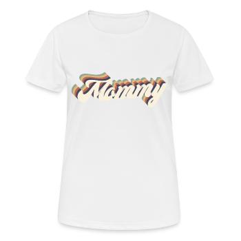 Vintage mommy - Women's Breathable T-Shirt - white - Front - AI Model Female 172 dark (172cm)