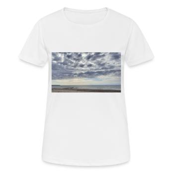 Clouds - Women's Breathable T-Shirt - white - Front - AI Model Female 172 dark (172cm)