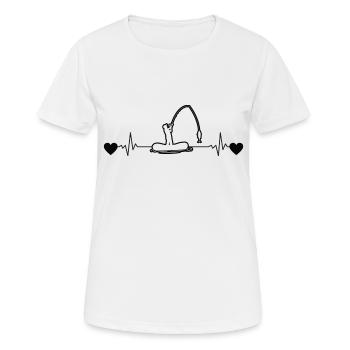 Fishing Fishing Fishing Fishing Hooks Fishing - Women's Breathable T-Shirt - white - Front - AI Model Female 172 dark (172cm)