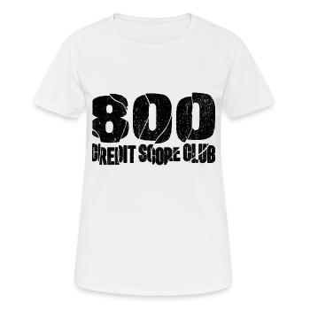 800 Credit Score Club - Finanzbewusstsein mit Stil - Frauen T-Shirt atmungsaktiv - Weiß - Vorne - AI Model Female 172 dark (172cm)