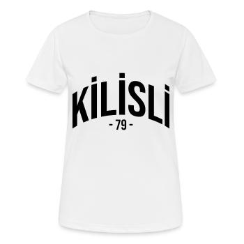 Kilis 79 Turquie Turquie Turquie Cadeau Vacances Kilisli - T-shirt respirant Femme - blanc - Devant - AI Model Female 172 dark (172cm)