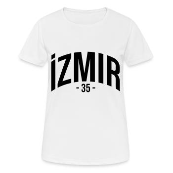 Izmir 35 Turquie Turquie Cadeau Vacances TR Türk - T-shirt respirant Femme - blanc - Devant - AI Model Female 172 dark (172cm)