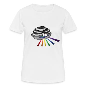 Turtles hidden glow queer - Women's Breathable T-Shirt - white - Front - AI Model Female 172 dark (172cm)