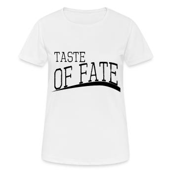 Gift Idea Destiny Unfolding Fate Statement - Women's Breathable T-Shirt - white - Front - AI Model Female 172 dark (172cm)