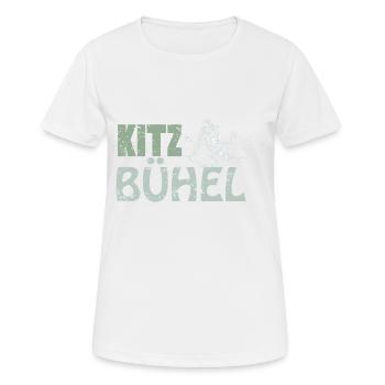 Kitzbühel Skigebiet Skiurlaub Skifahren Geschenk - Frauen T-Shirt atmungsaktiv - Weiß - Vorne - AI Model Female 172 dark (172cm)