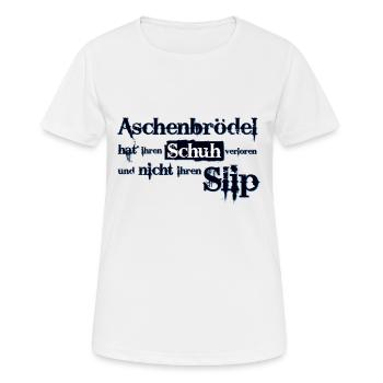 Aschenbrödel hat ihren Schuh verloren - Women's Breathable T-Shirt - white - Front - AI Model Female 172 dark (172cm)