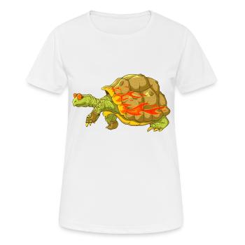 Split the wind - Women's Breathable T-Shirt - white - Front - AI Model Female 172 dark (172cm)