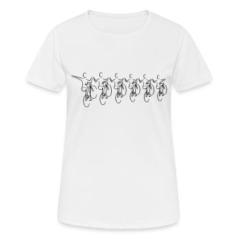 6er Kunstradsport 005 - Women's Breathable T-Shirt - white - Front - AI Model Female 172 dark (172cm)