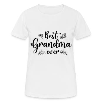 Oma. beste Oma aller Zeiten - Frauen T-Shirt atmungsaktiv - Weiß - Vorne - AI Model Female 172 dark (172cm)