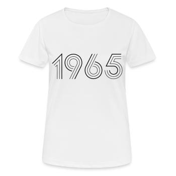 1965 - Women's Breathable T-Shirt - white - Front - AI Model Female 172 dark (172cm)