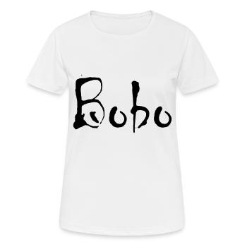 bobo - Frauen T-Shirt atmungsaktiv - Weiß - Vorne - AI Model Female 172 dark (172cm)