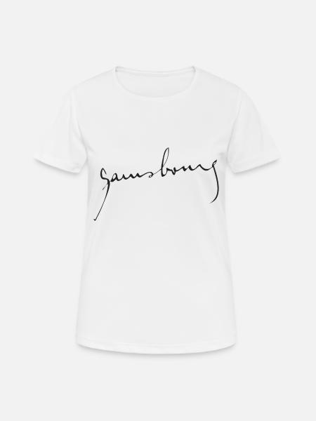 sergesign - T-shirt respirant Femme - blanc