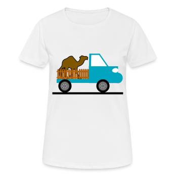 Camion - T-shirt respirant Femme - blanc - Devant - AI Model Female 172 dark (172cm)
