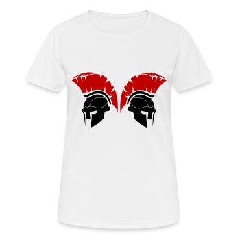 Spartans - Women's Breathable T-Shirt - white - Front - AI Model Female 172 dark (172cm)