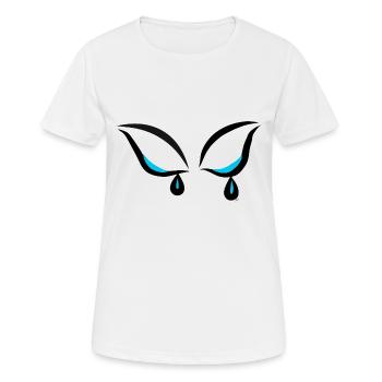 DIE SCHÖNHEIT v2.00 - Frauen T-Shirt atmungsaktiv - Weiß - Vorne - AI Model Female 172 dark (172cm)