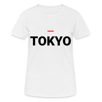 TOKYO - T-shirt respirant Femme - blanc - Devant - AI Model Female 172 dark (172cm)