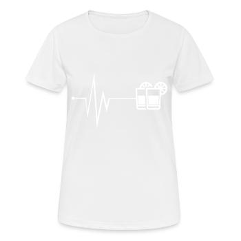 Tequila Pulse - T-shirt respirant Femme - blanc - Devant - AI Model Female 172 dark (172cm)
