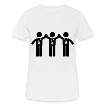 Winner - Women's Breathable T-Shirt - white - Front - AI Model Female 172 dark (172cm)