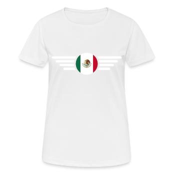 Mexiko - Frauen T-Shirt atmungsaktiv - Weiß - Vorne - AI Model Female 172 dark (172cm)
