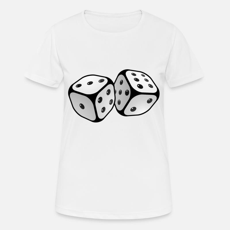 boardgame chess backgammon game night - Frauen T-Shirt atmungsaktiv - Weiß