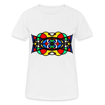 Pattern - Women's Breathable T-Shirt - white - Front - AI Model Female 172 dark (172cm)