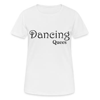 Dancing Dance Music - Frauen T-Shirt atmungsaktiv - Weiß - Vorne - AI Model Female 172 dark (172cm)