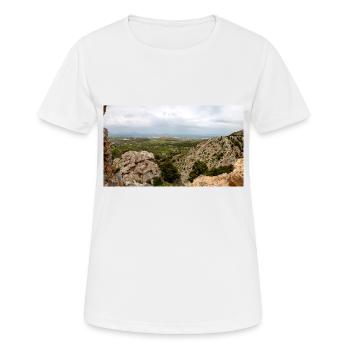 lost place Empros Therme bei den Therma Springs - Frauen T-Shirt atmungsaktiv - Weiß - Vorne - AI Model Female 172 dark (172cm)