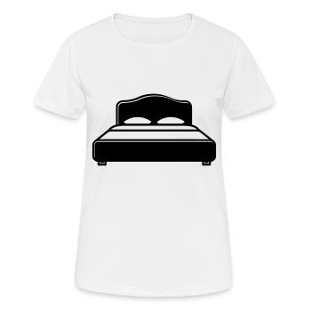 lit - T-shirt respirant Femme - blanc - Devant - AI Model Female 172 dark (172cm)