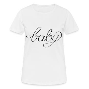bébé - T-shirt respirant Femme - blanc - Devant - AI Model Female 172 dark (172cm)