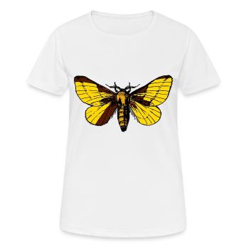 papillon de nuit - T-shirt respirant Femme - blanc - Devant - AI Model Female 172 dark (172cm)