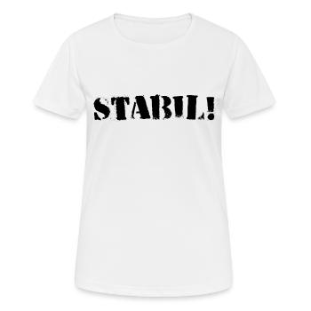 Stable black - Women's Breathable T-Shirt - white - Front - AI Model Female 172 dark (172cm)
