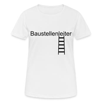 Site manager - Women's Breathable T-Shirt - white - Front - AI Model Female 172 dark (172cm)
