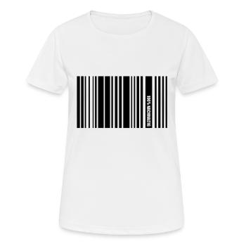 100% nachhaltig - Frauen T-Shirt atmungsaktiv - Weiß - Vorne - AI Model Female 172 dark (172cm)