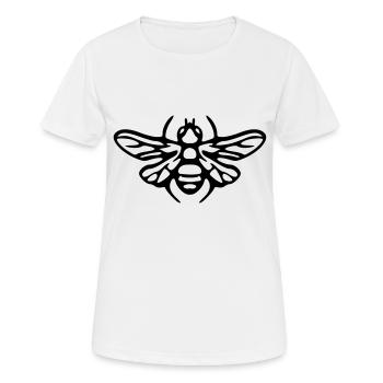 Abeille Abeilles Abeilles Abeilles - T-shirt respirant Femme - blanc - Devant - AI Model Female 172 dark (172cm)