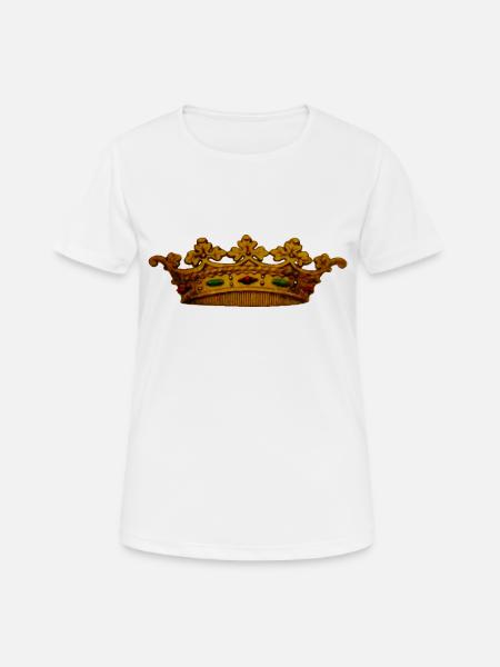 Crown 3 - T-shirt respirant Femme - blanc