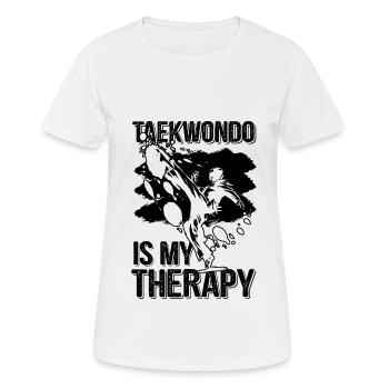 Teakwondo therapy - Women's Breathable T-Shirt - white - Front - AI Model Female 172 dark (172cm)