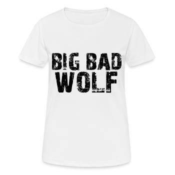 Grand Méchant Loup - T-shirt respirant Femme - blanc - Devant - AI Model Female 172 dark (172cm)