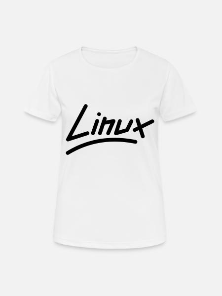 Linux - Vecteur - T-shirt respirant Femme - blanc