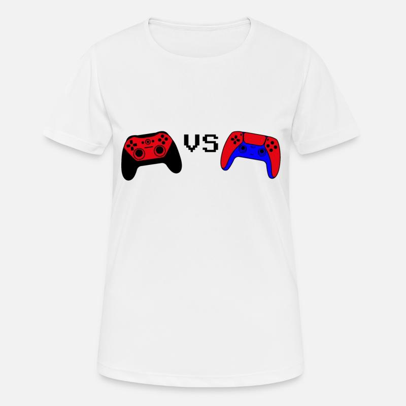 Controller VS - Frauen T-Shirt atmungsaktiv - Weiß