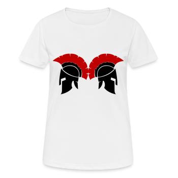 Spartans - Women's Breathable T-Shirt - white - Front - AI Model Female 172 dark (172cm)