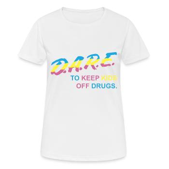 Atlanta Darius ose empêcher les enfants de se droguer. Refuser - T-shirt respirant Femme - blanc - Devant - AI Model Female 172 dark (172cm)