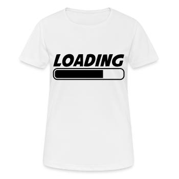 Loading - Women's Breathable T-Shirt - white - Front - AI Model Female 172 dark (172cm)