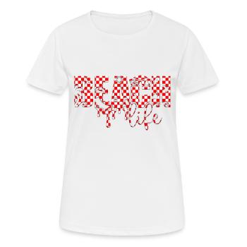Dubrovnik croatie hrvatska zrce beach party exyu - T-shirt respirant Femme - blanc - Devant - AI Model Female 172 dark (172cm)