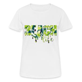 Dubrovnik croatie hrvatska zrce beach party exyu - T-shirt respirant Femme - blanc - Devant - AI Model Female 172 dark (172cm)