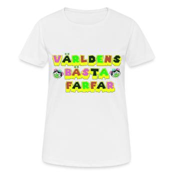BestGroßmutter Großmutter Großvater Großvater Geburtstagsfamilie - Frauen T-Shirt atmungsaktiv - Weiß - Vorne - AI Model Female 172 dark (172cm)