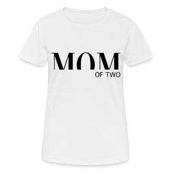Maman Cool dictons cadeau maman - T-shirt respirant Femme - blanc - Devant - AI Model Female 172 dark (172cm)