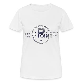 Aller à l’essentiel - T-shirt respirant Femme - blanc - Devant - AI Model Female 172 dark (172cm)
